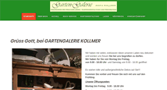 Desktop Screenshot of gartengalerie-kollmer.de