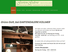 Tablet Screenshot of gartengalerie-kollmer.de
